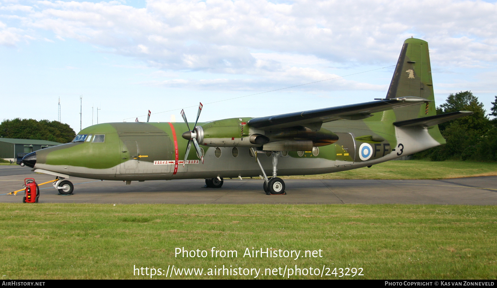 Aircraft Photo of FF-3 | Fokker F27-400M Troopship | Finland - Air Force | AirHistory.net #243292