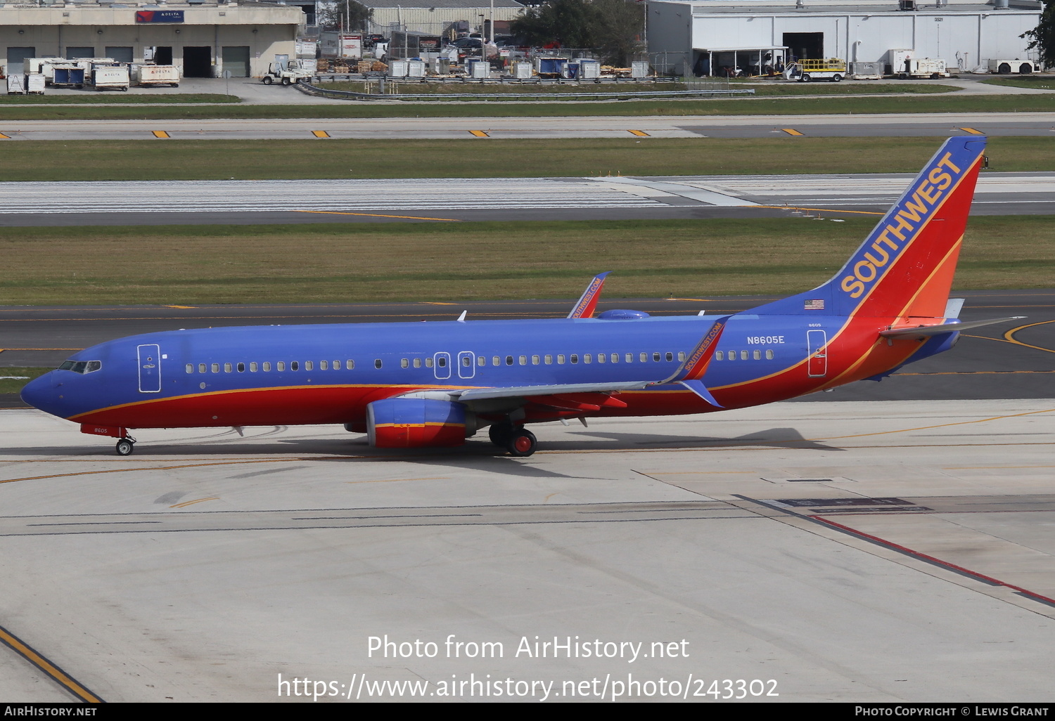 Aircraft Photo of N8605E | Boeing 737-8H4 | Southwest Airlines | AirHistory.net #243302