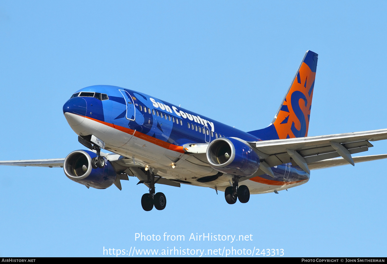 Aircraft Photo of N713SY | Boeing 737-7Q8 | Sun Country Airlines | AirHistory.net #243313