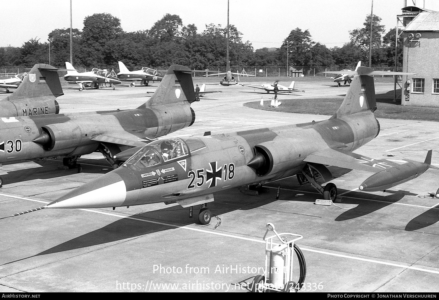 Aircraft Photo of 2518 | Lockheed F-104G Starfighter | Germany - Air Force | AirHistory.net #243336