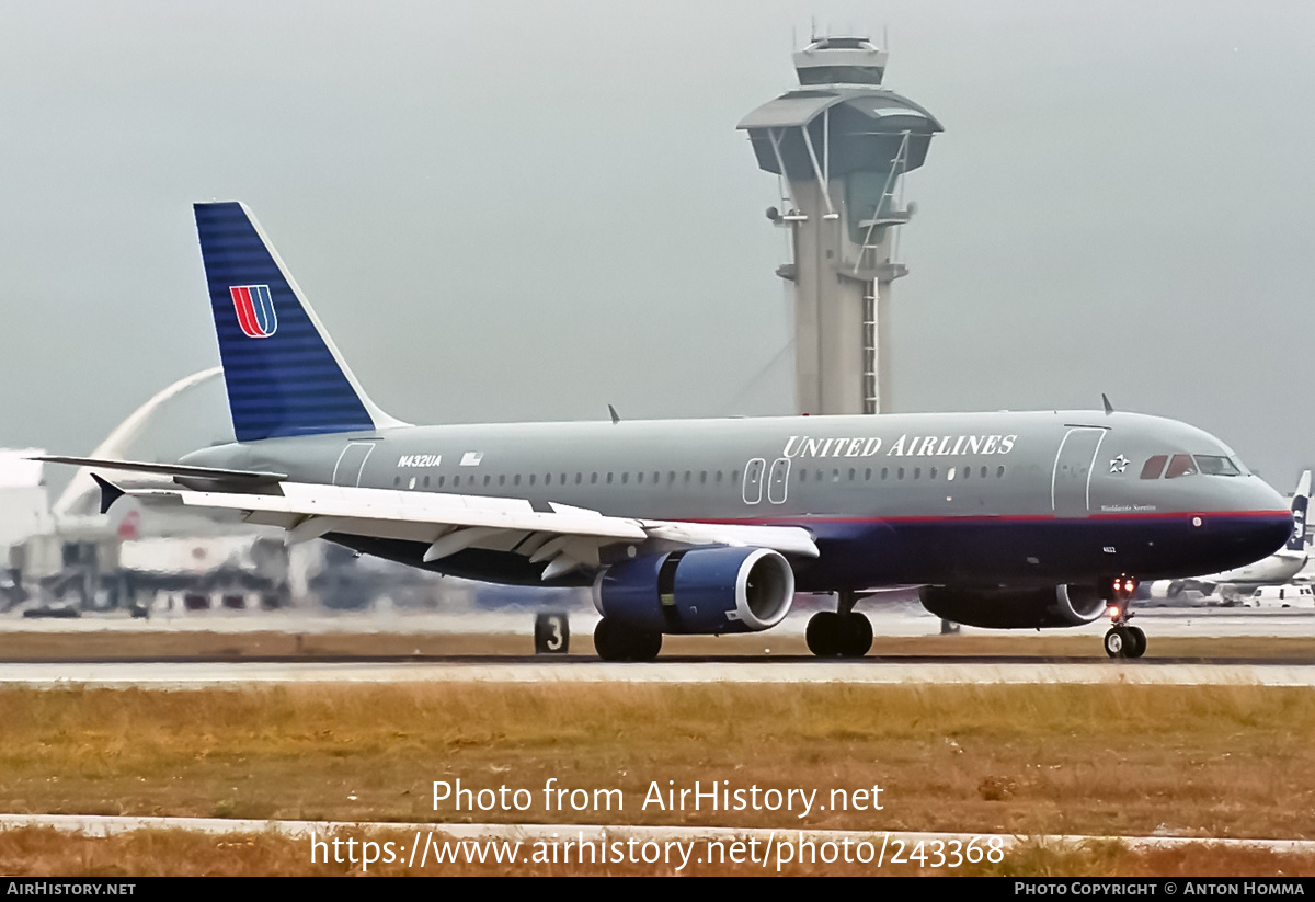 Aircraft Photo of N432UA | Airbus A320-232 | United Airlines | AirHistory.net #243368