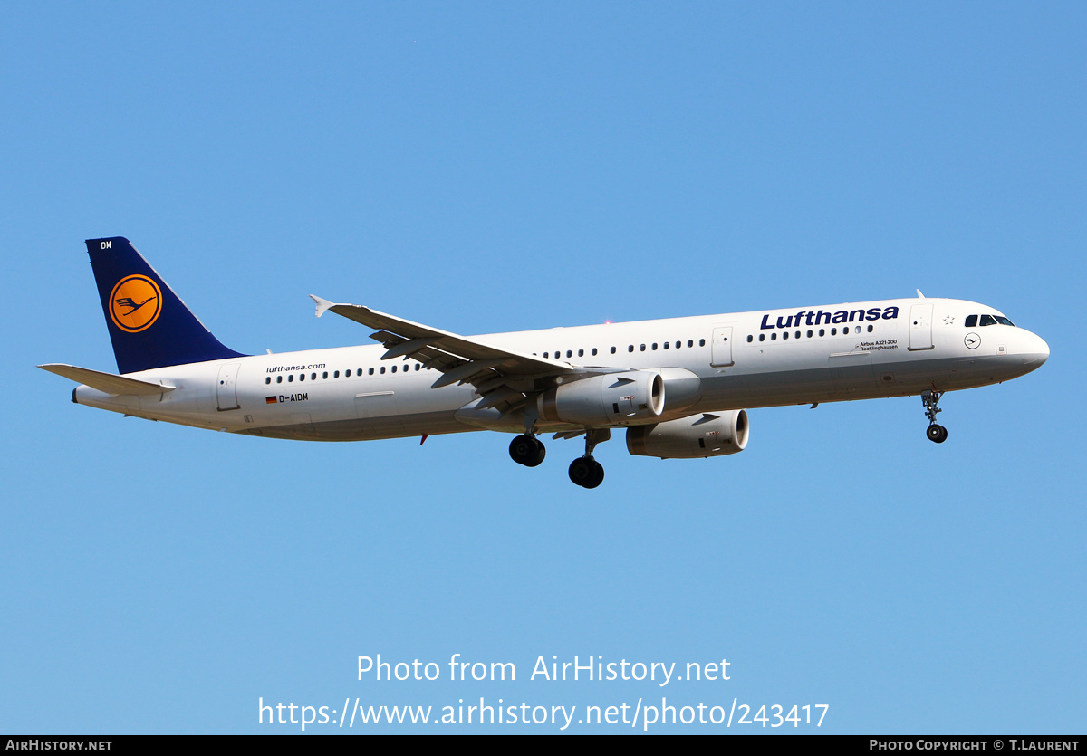 Aircraft Photo of D-AIDM | Airbus A321-231 | Lufthansa | AirHistory.net #243417