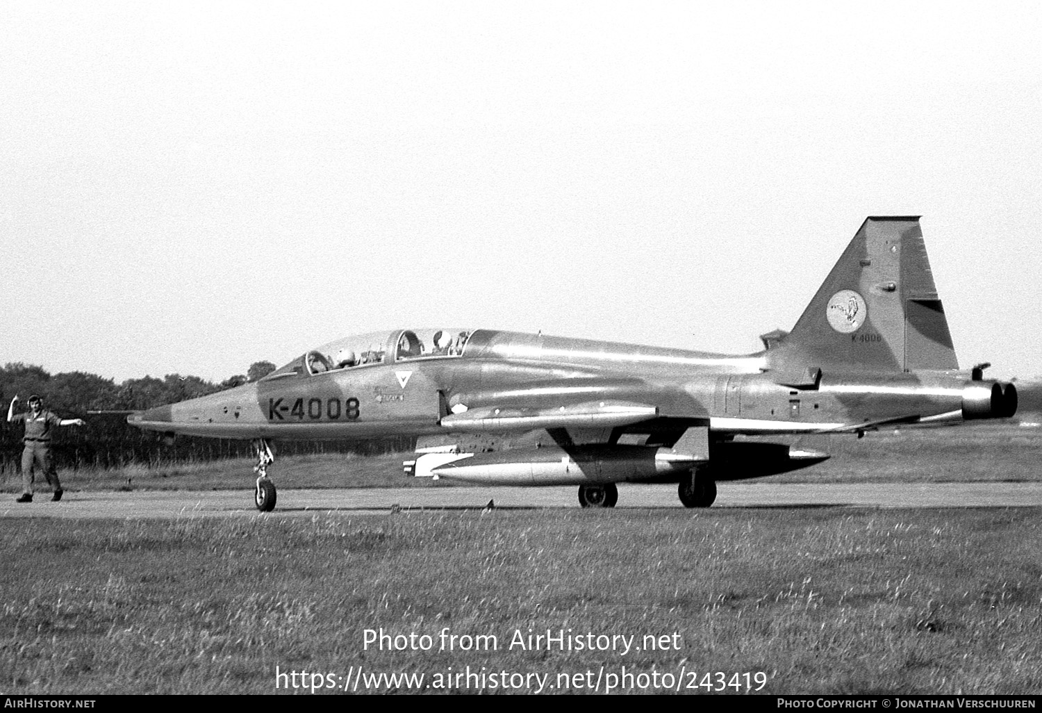 Aircraft Photo of K-4008 | Canadair NF-5B | Netherlands - Air Force | AirHistory.net #243419