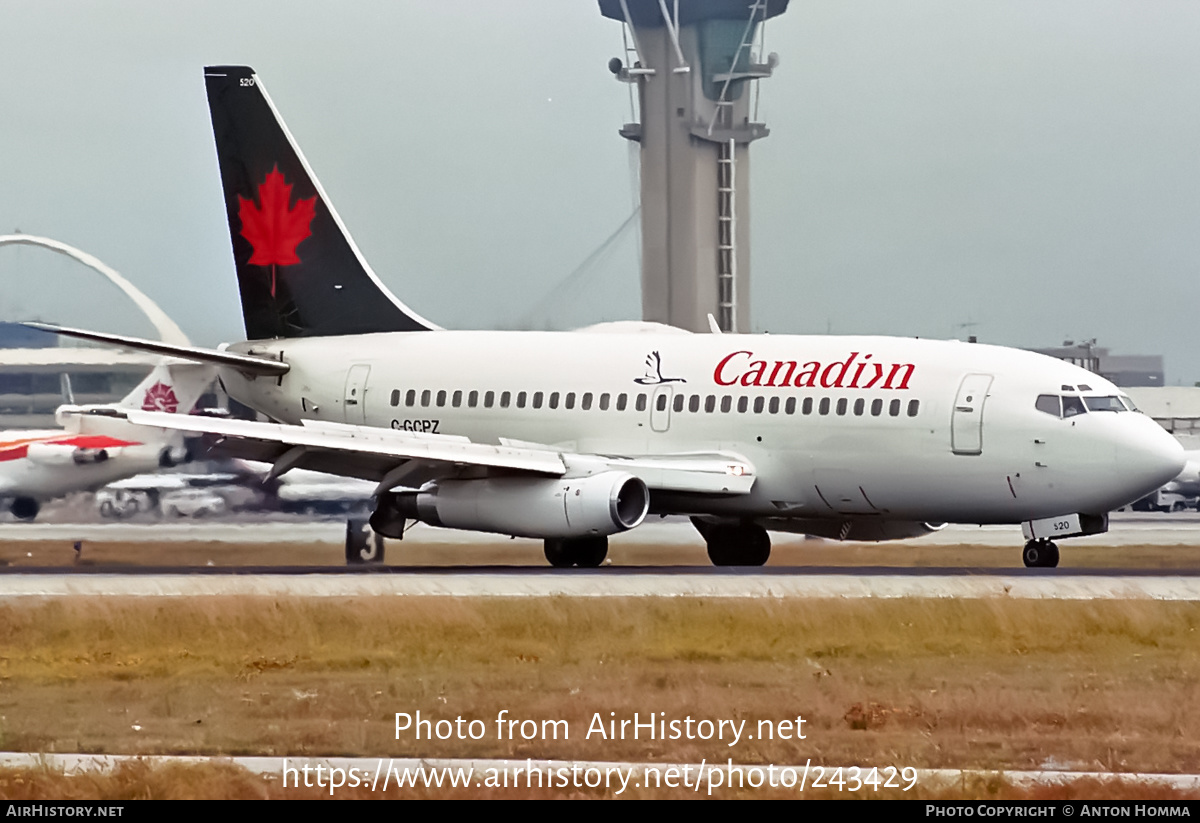 Aircraft Photo of C-GCPZ | Boeing 737-217/Adv | Canadian Airlines | AirHistory.net #243429