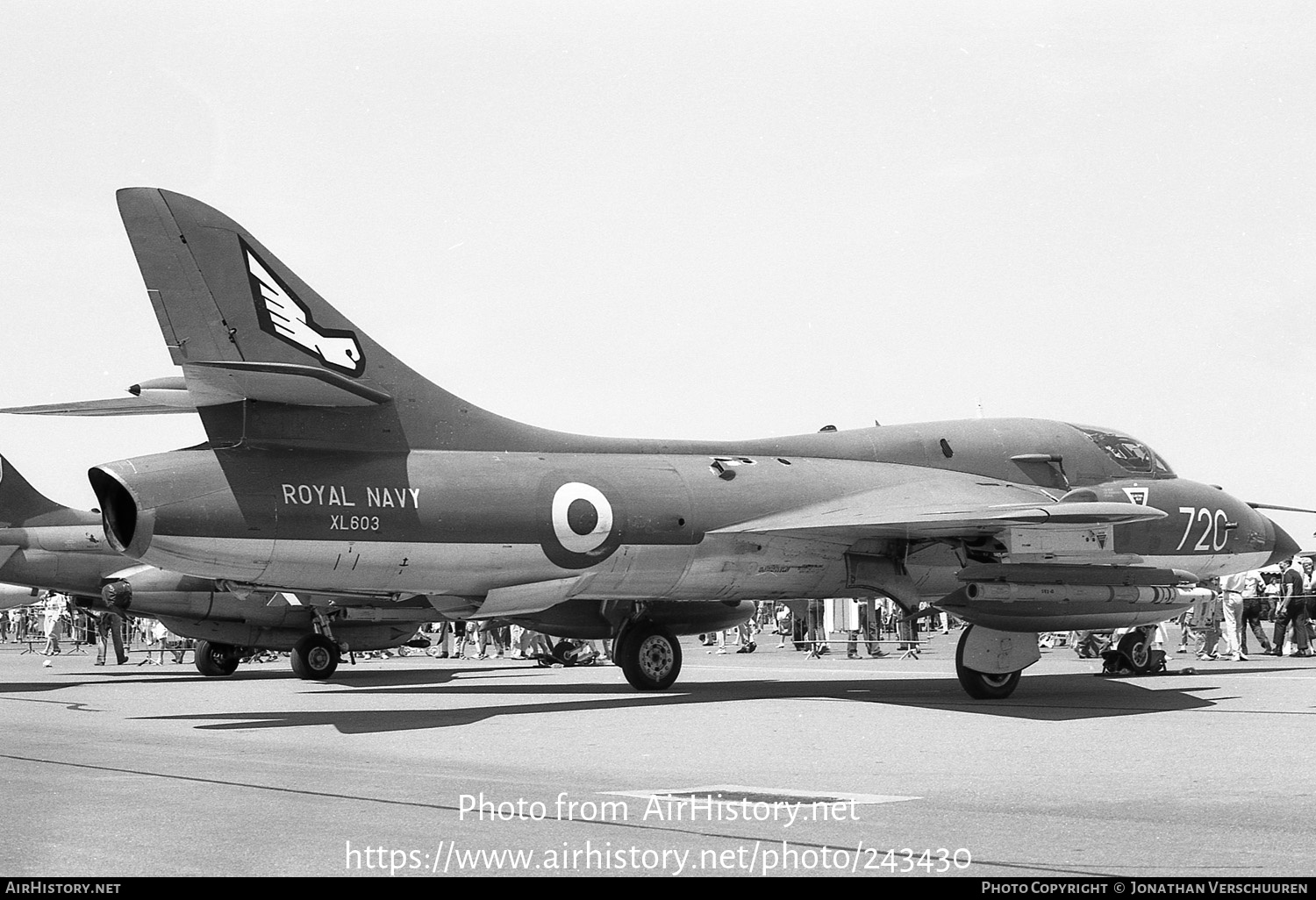 Aircraft Photo of XL603 | Hawker Hunter T8M | UK - Navy | AirHistory.net #243430