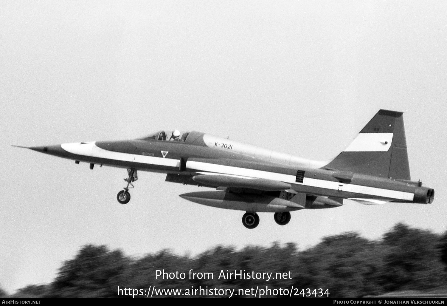 Aircraft Photo of K-3021 | Canadair NF-5A | Netherlands - Air Force | AirHistory.net #243434