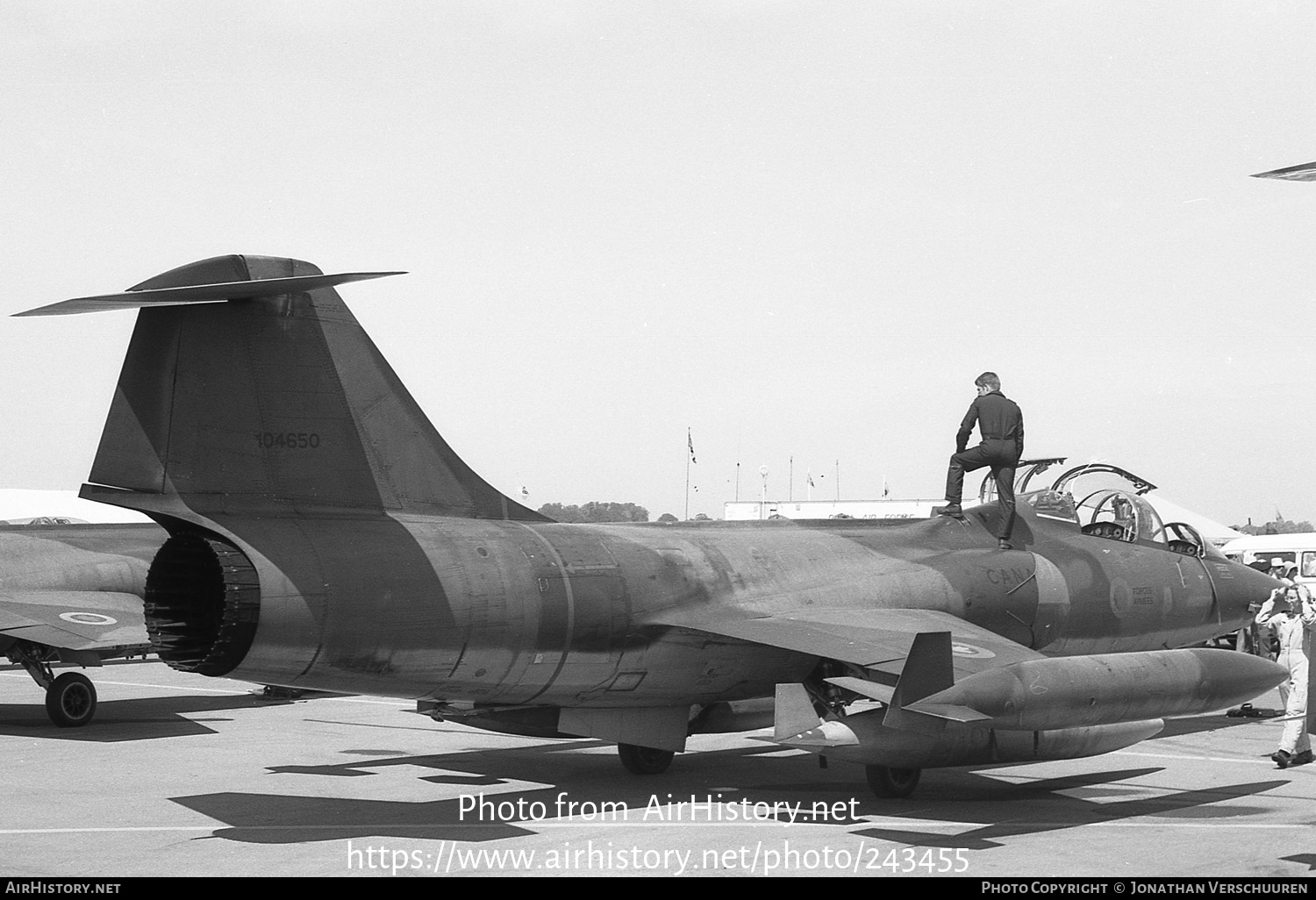 Aircraft Photo of 104650 | Lockheed CF-104D Starfighter Mk.1 | Canada - Air Force | AirHistory.net #243455