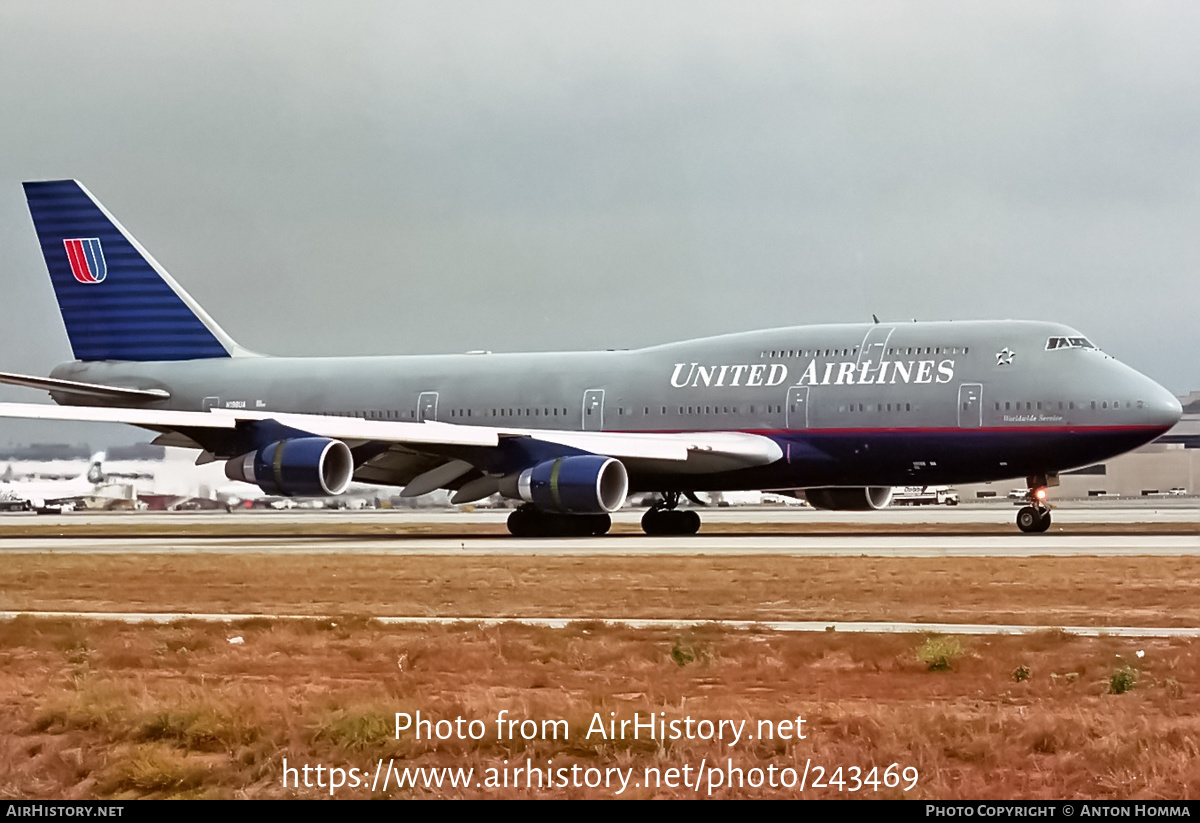 Aircraft Photo of N198UA | Boeing 747-422 | United Airlines | AirHistory.net #243469