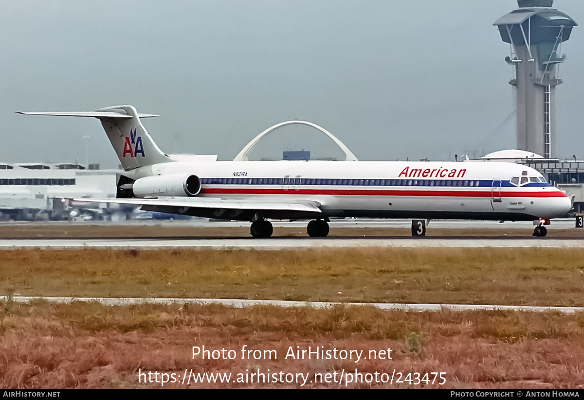 Aircraft Photo of N821RA | McDonnell Douglas MD-82 (DC-9-82) | American Airlines | AirHistory.net #243475