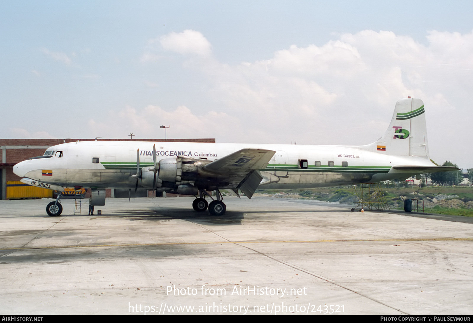 Aircraft Photo of HK-3892X | Douglas DC-6B | Transoceanica Colombia | AirHistory.net #243521