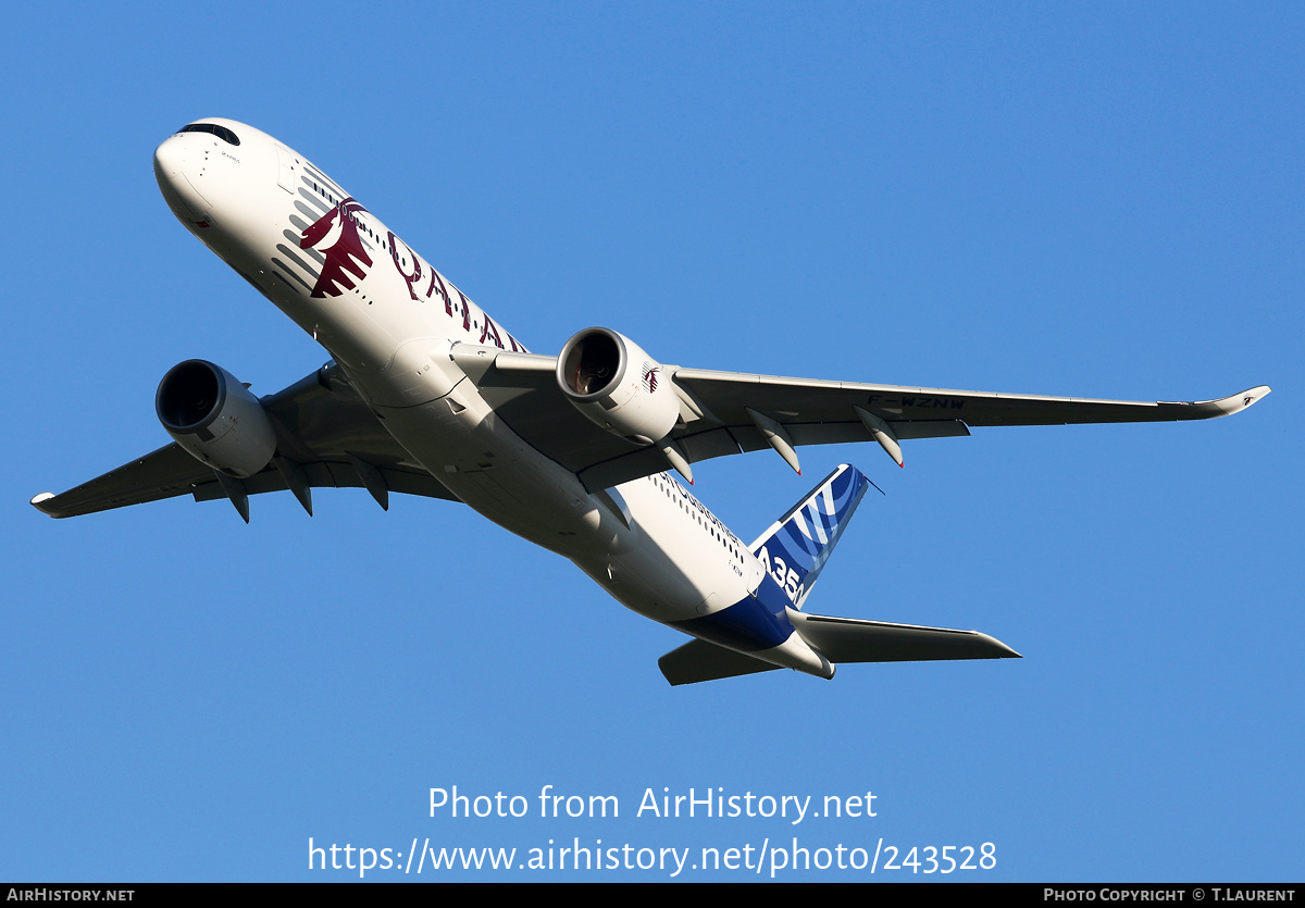 Aircraft Photo of F-WZNW | Airbus A350-941 | Airbus | AirHistory.net #243528