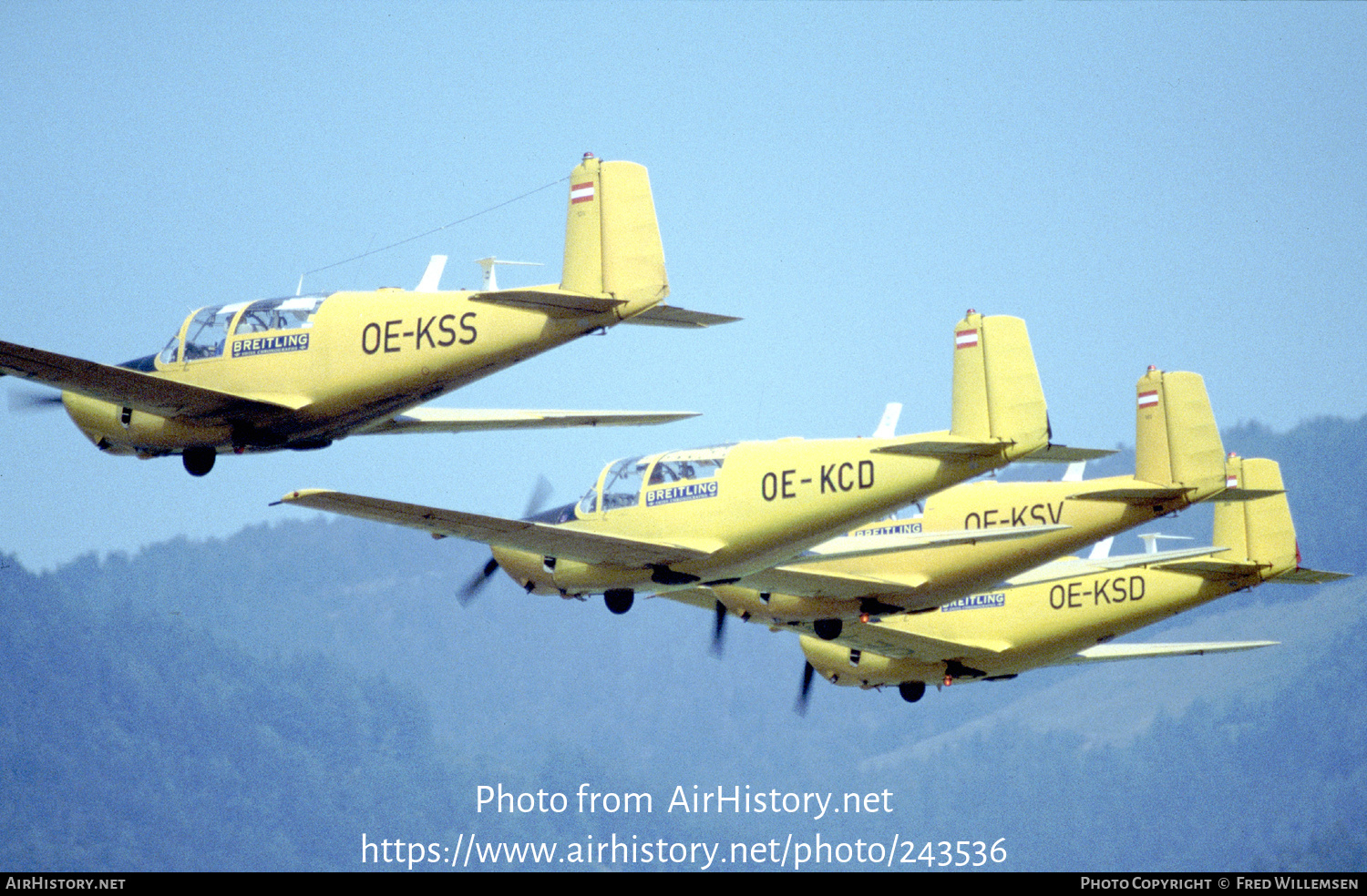 Aircraft Photo of OE-KSS | Saab 91D Safir | Breitling | AirHistory.net #243536