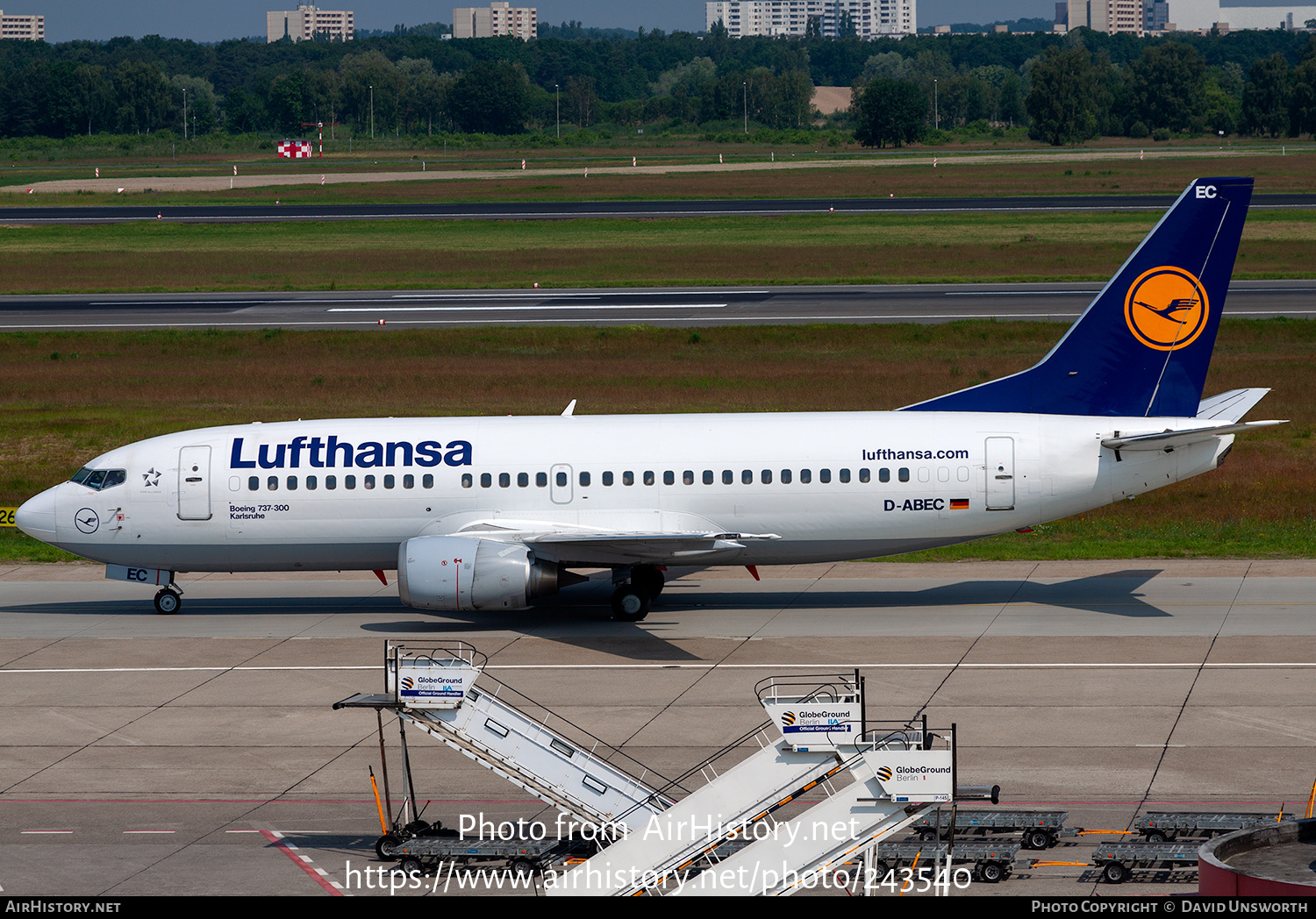 Aircraft Photo of D-ABEC | Boeing 737-330 | Lufthansa | AirHistory.net #243540