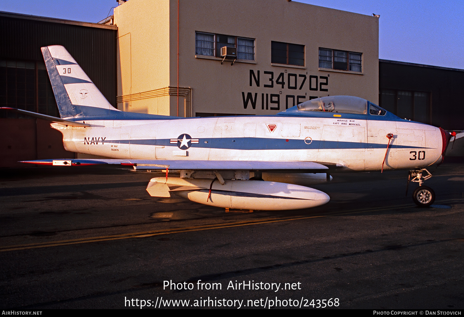 Aircraft Photo of 562875 | North American QF-86F Sabre | USA - Navy | AirHistory.net #243568