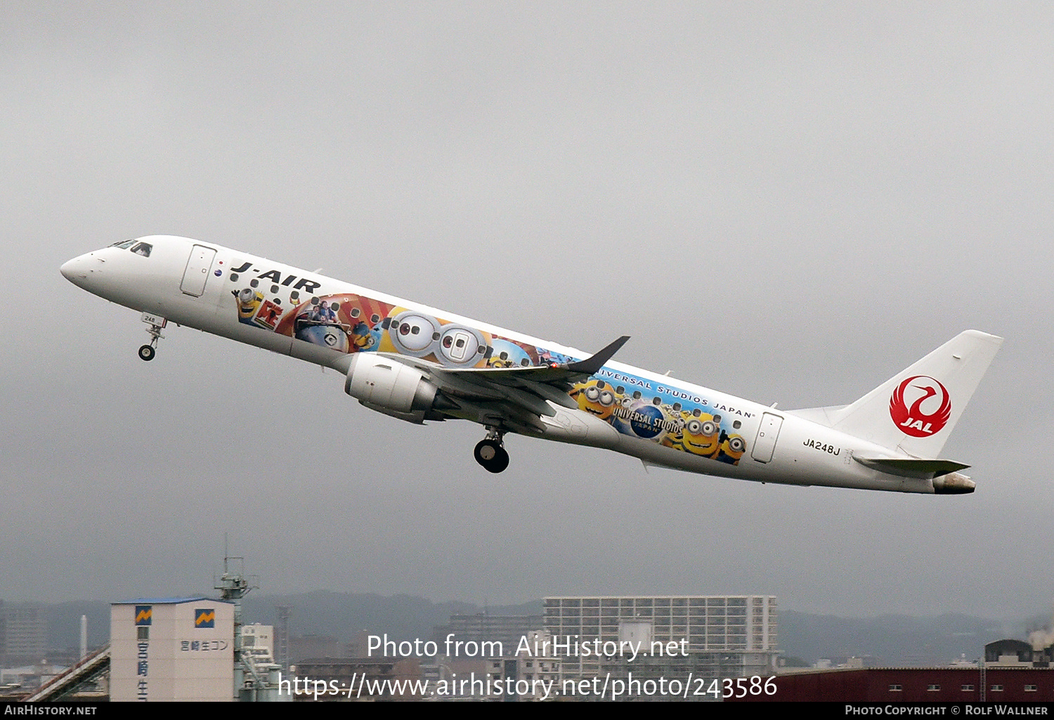 Aircraft Photo of JA248J | Embraer 190STD (ERJ-190-100STD) | J-Air | AirHistory.net #243586