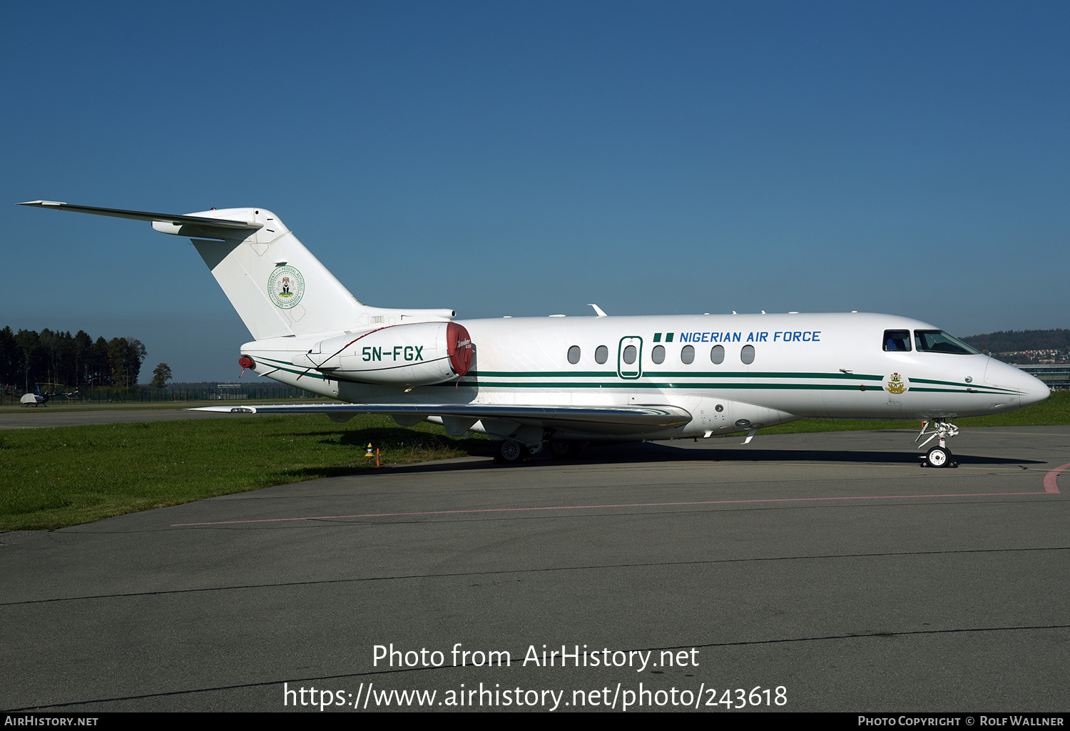 Aircraft Photo of 5N-FGX | Raytheon Hawker 4000 Horizon | Nigeria - Air Force | AirHistory.net #243618