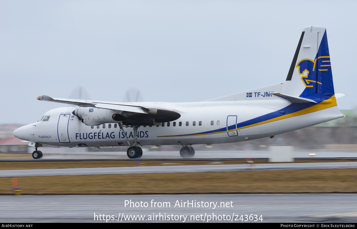 Aircraft Photo of TF-JMR | Fokker 50 | Flugfélag Íslands - Air Iceland | AirHistory.net #243634