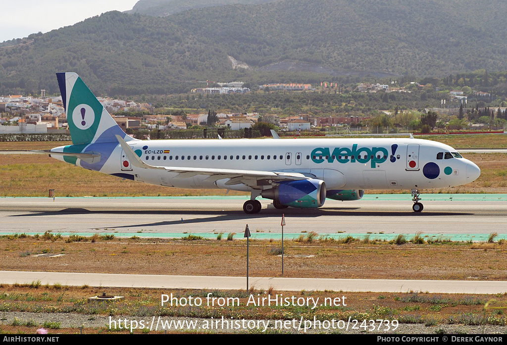 Aircraft Photo of EC-LZD | Airbus A320-214 | Evelop Airlines | AirHistory.net #243739