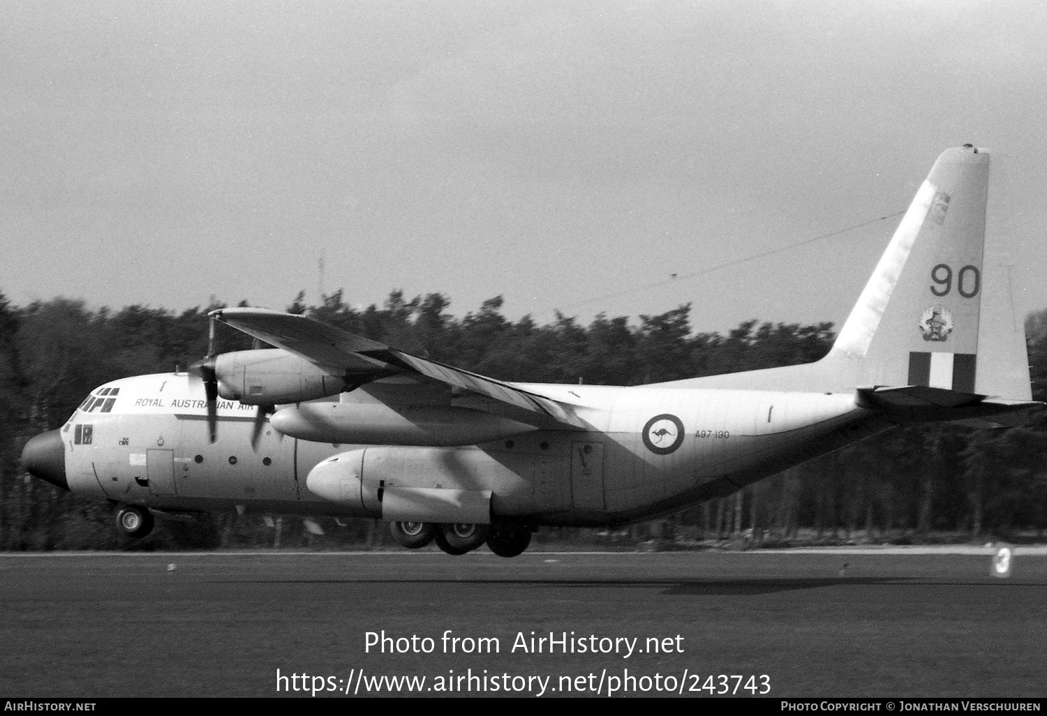 Aircraft Photo of A97-190 | Lockheed C-130E Hercules (L-382) | Australia - Air Force | AirHistory.net #243743