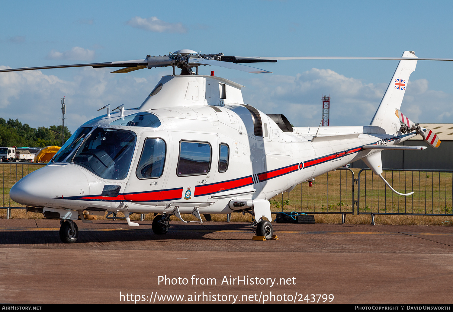 Aircraft Photo of ZR322 | Agusta A-109E Power | UK - Air Force | AirHistory.net #243799