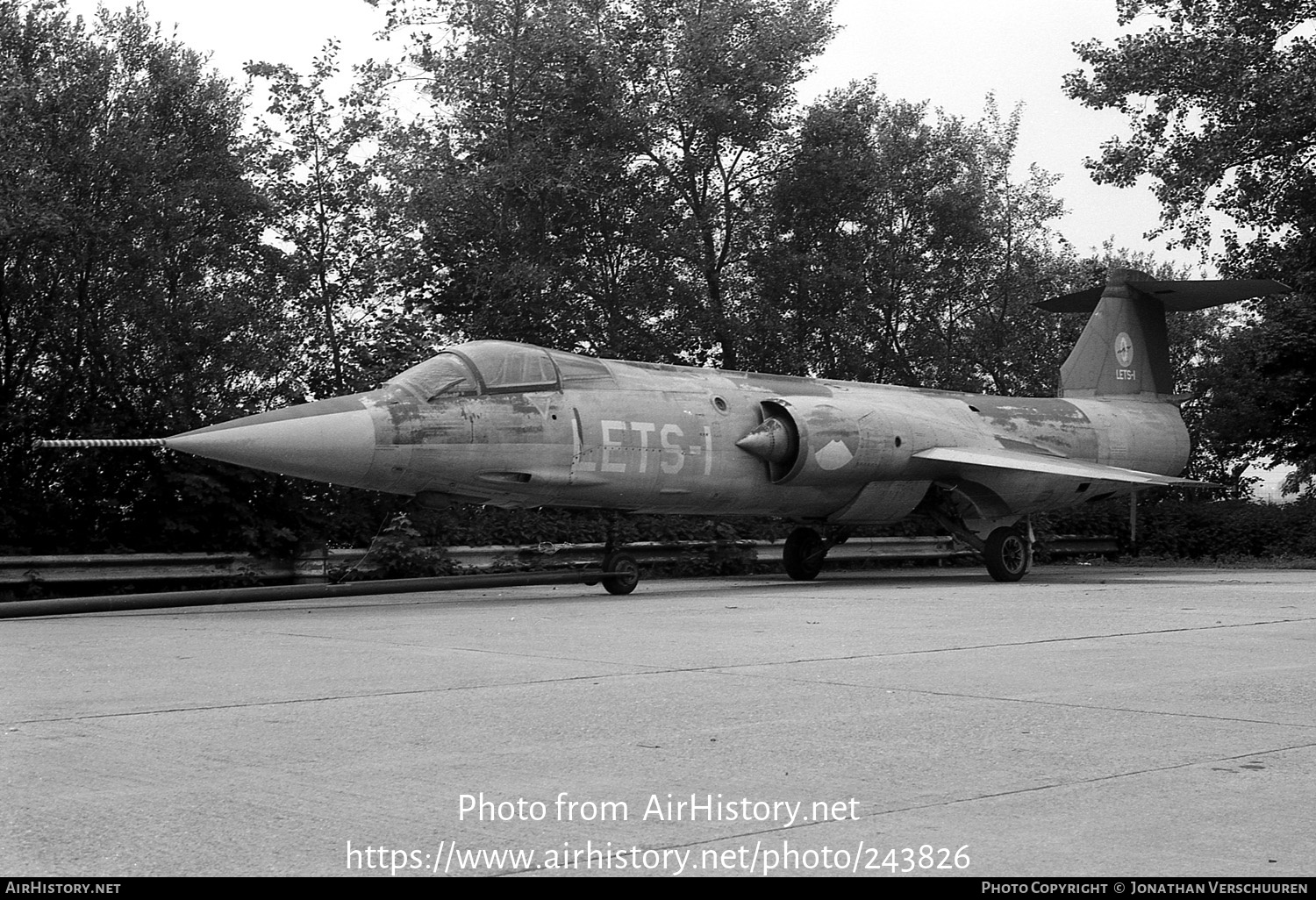 Aircraft Photo of LETS-1 | Lockheed F-104G Starfighter | Netherlands - Air Force | AirHistory.net #243826