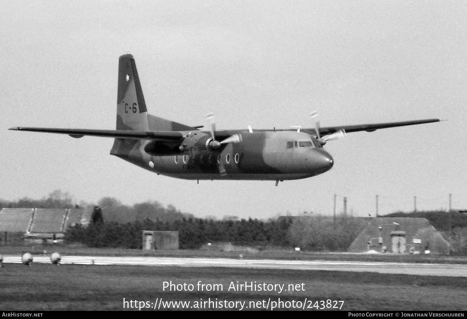 Aircraft Photo of C-6 | Fokker F27-300M Troopship | Netherlands - Air Force | AirHistory.net #243827