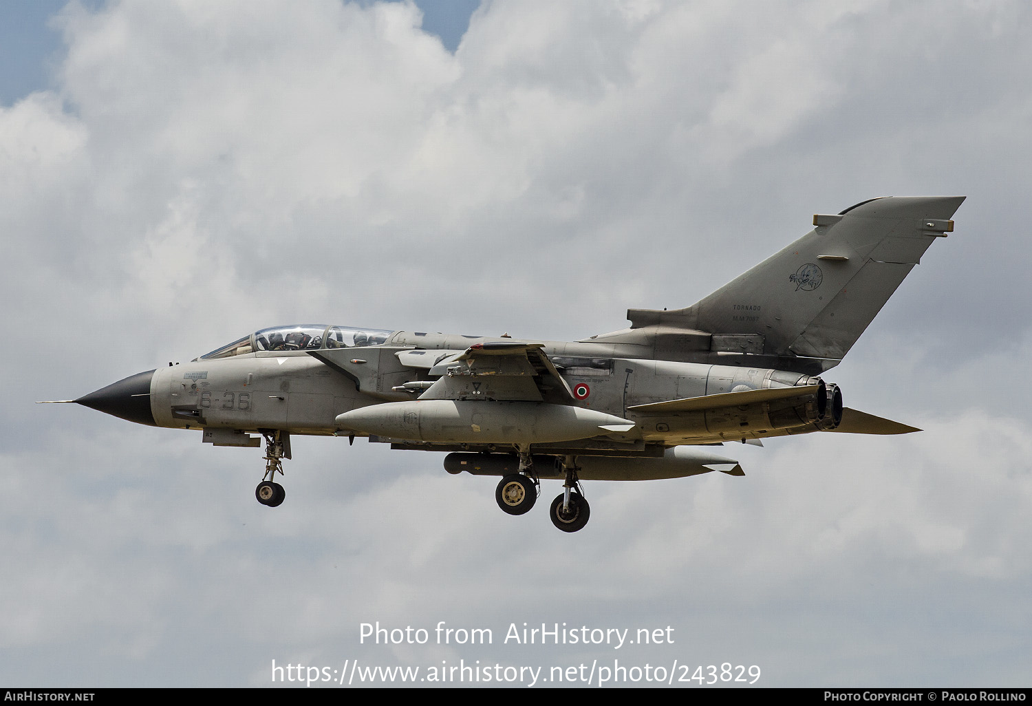 Aircraft Photo of MM7087 | Panavia Tornado IDS MLU | Italy - Air Force | AirHistory.net #243829