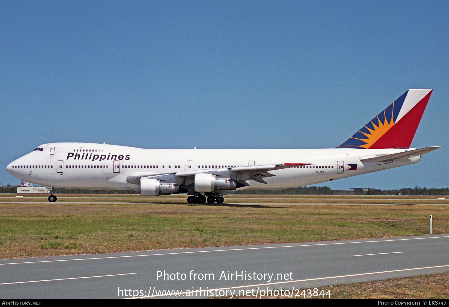 Aircraft Photo of EI-BZA | Boeing 747-283B | Philippine Airlines | AirHistory.net #243844