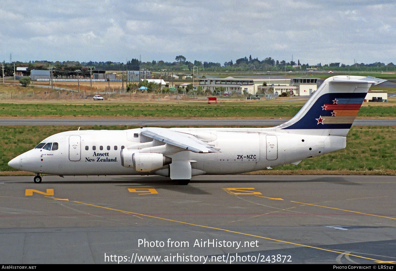 Aircraft Photo of ZK-NZC | British Aerospace BAe-146-200QC | Ansett New Zealand | AirHistory.net #243872