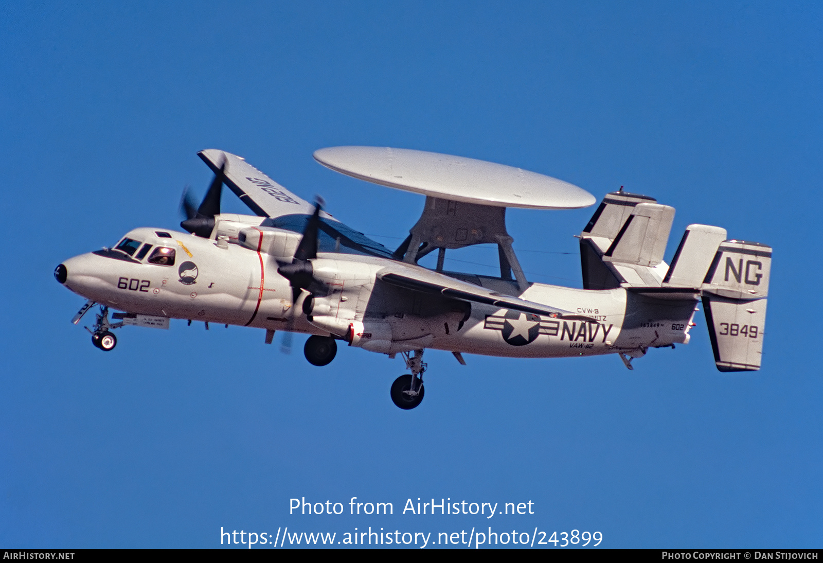 Aircraft Photo of 163849 / 3849 | Grumman E-2C Hawkeye | USA - Navy | AirHistory.net #243899