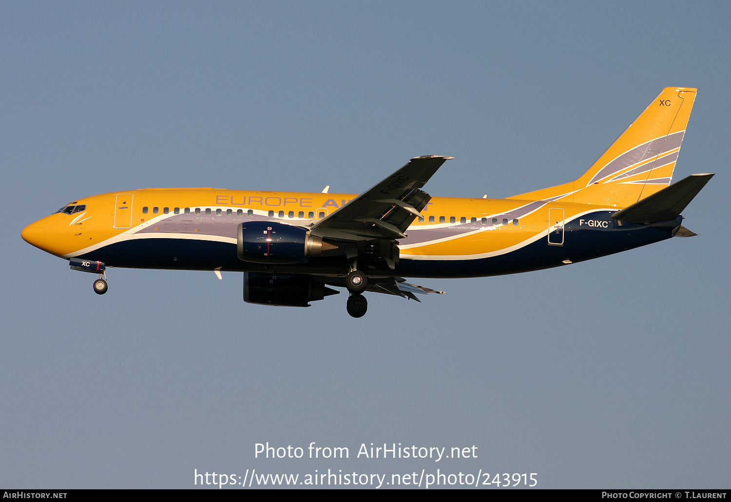 Aircraft Photo of F-GIXC | Boeing 737-38B(QC) | Europe Airpost | AirHistory.net #243915