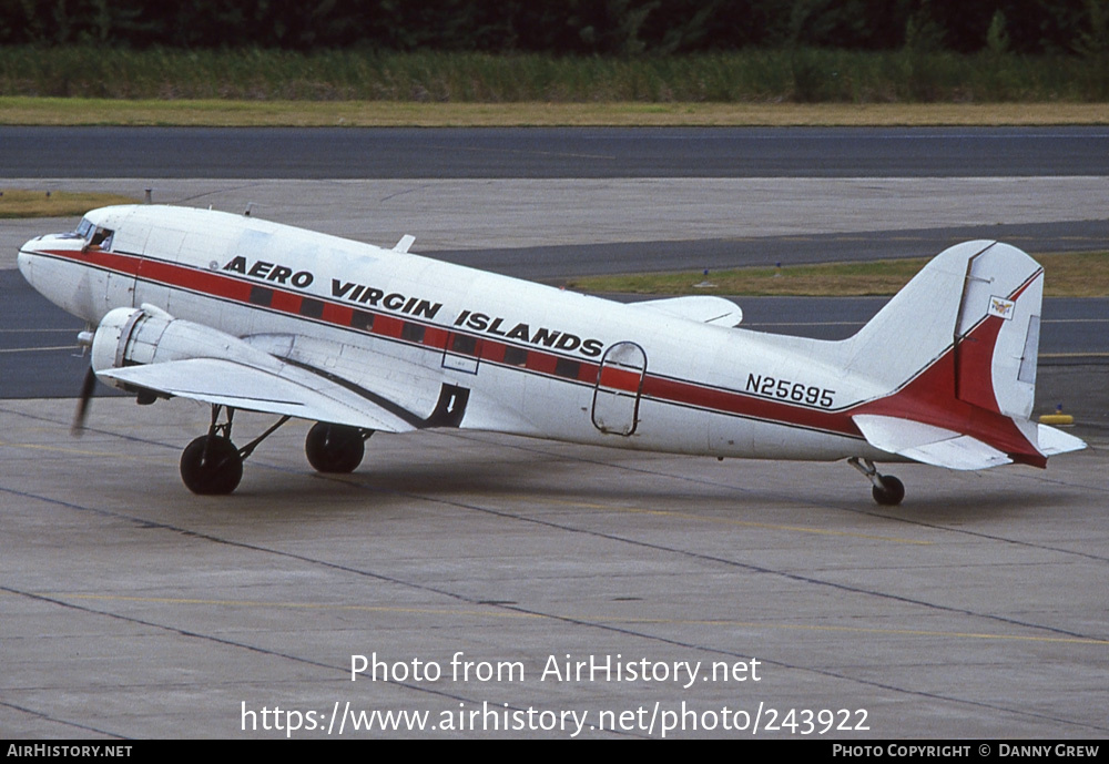 Aircraft Photo of N25695 | Douglas DC-3-313B | Aero Virgin Islands | AirHistory.net #243922
