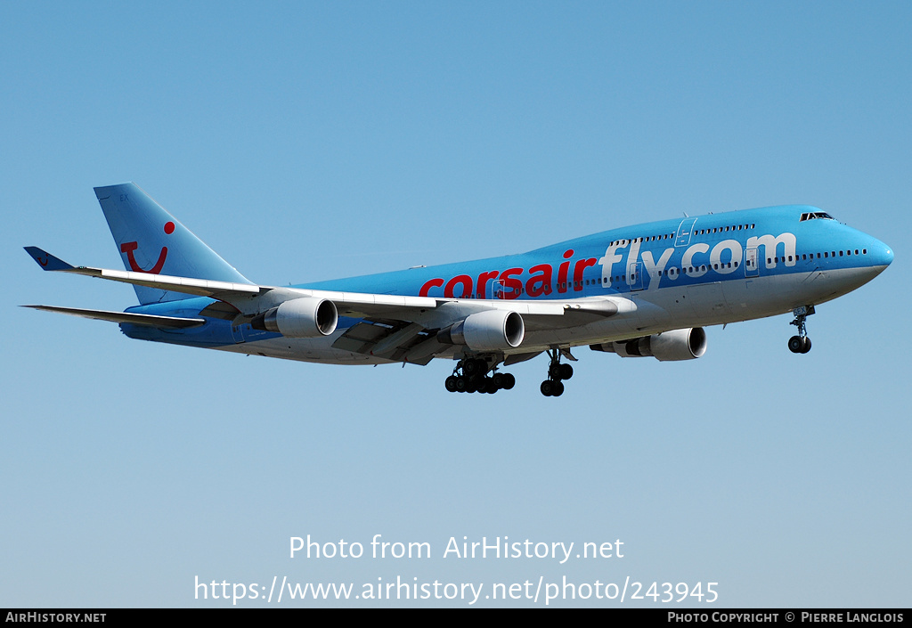 Aircraft Photo of F-HSEX | Boeing 747-422 | Corsairfly | AirHistory.net #243945