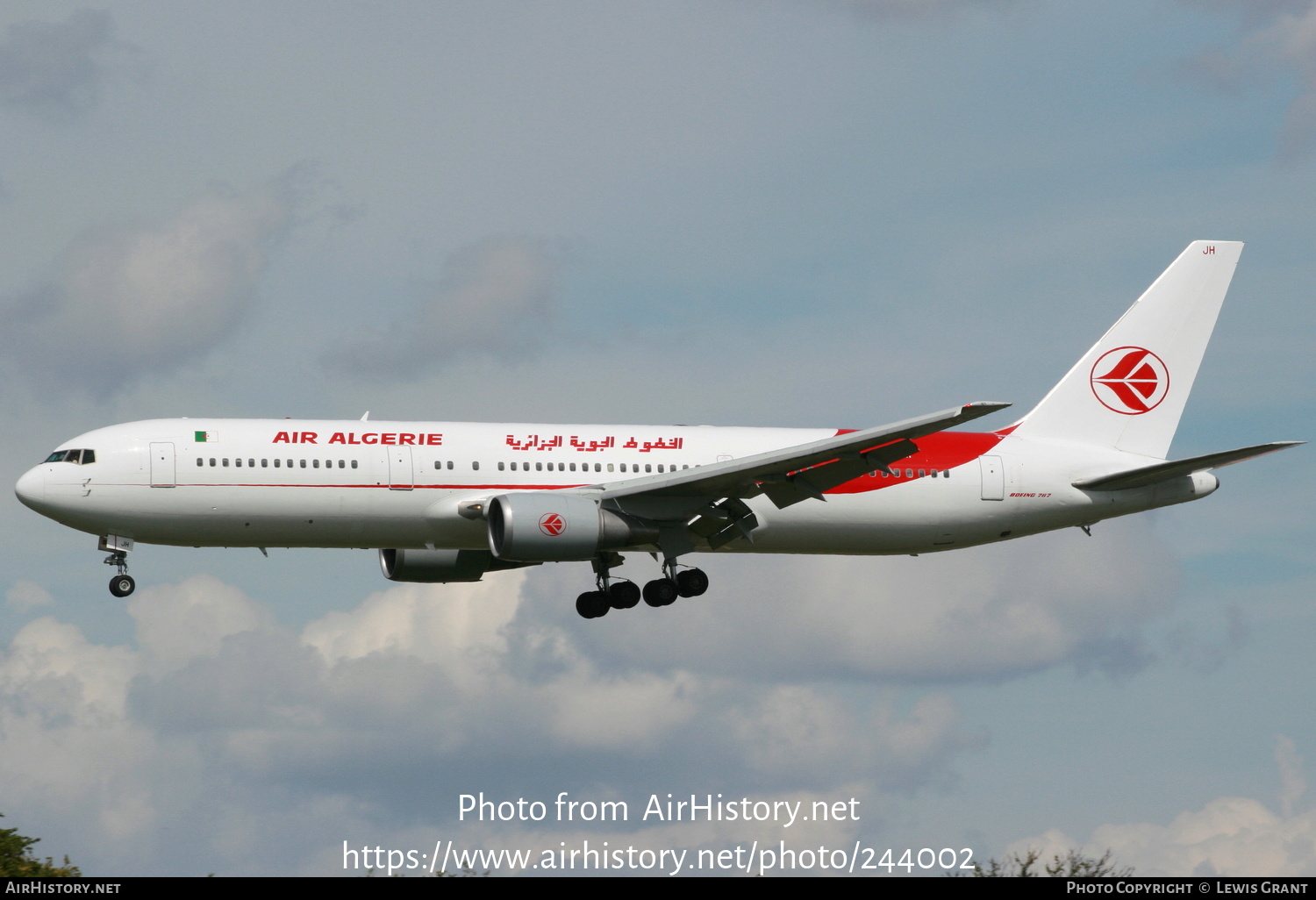 Aircraft Photo of 7T-VJH | Boeing 767-3D6 | Air Algérie | AirHistory.net #244002