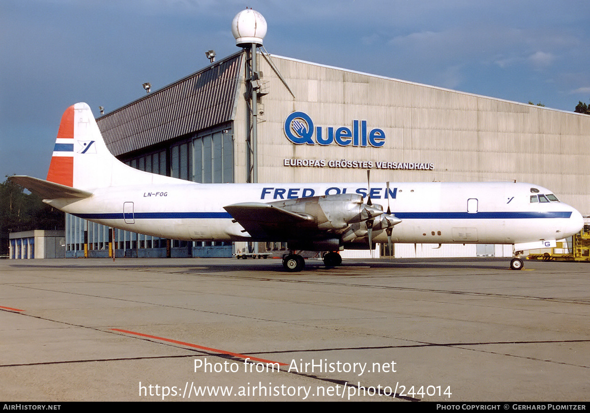 Aircraft Photo of LN-FOG | Lockheed L-188A(F) Electra | Fred. Olsen | AirHistory.net #244014