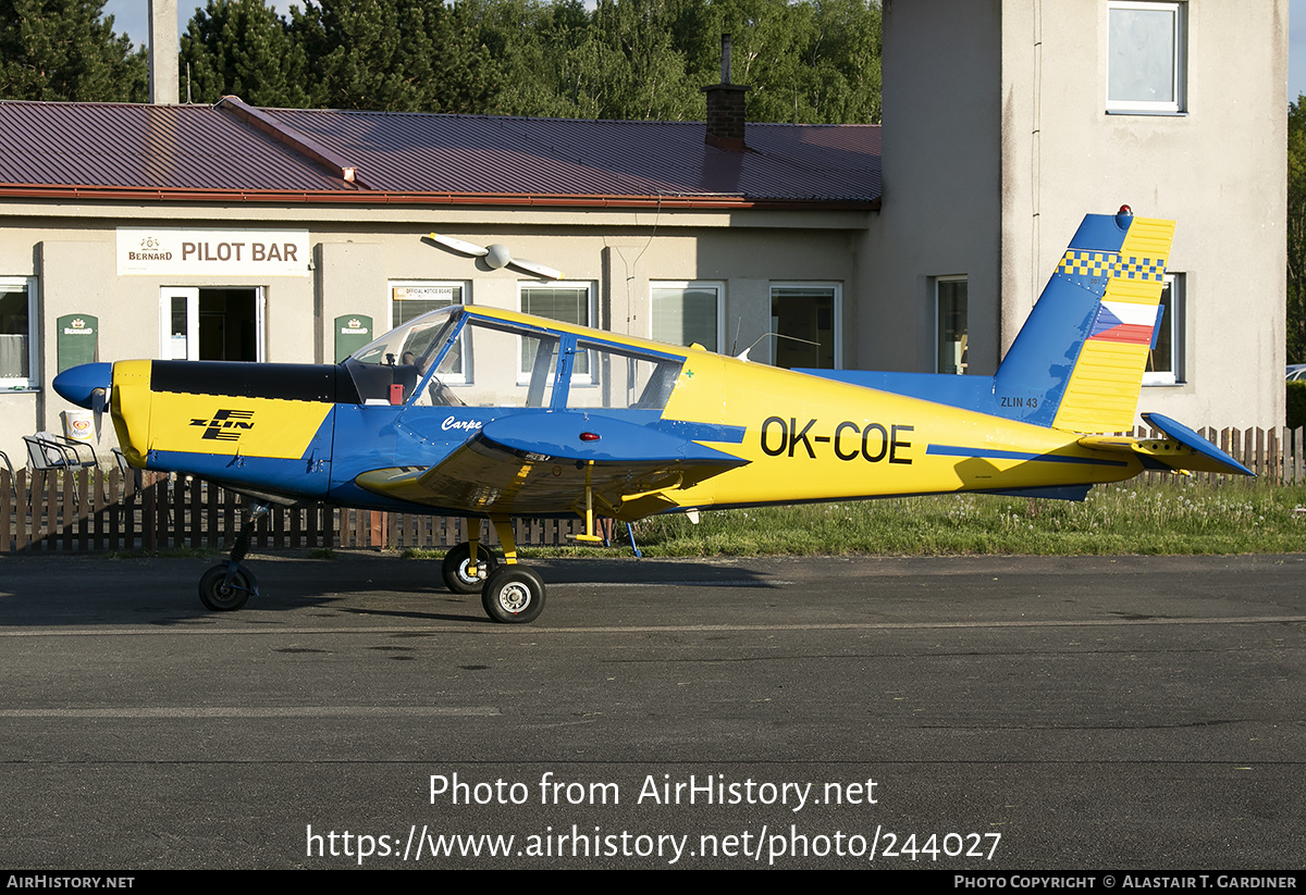 Aircraft Photo of OK-COE | Zlin Z-43 | Jindřichův Hradec Aeroklub | AirHistory.net #244027