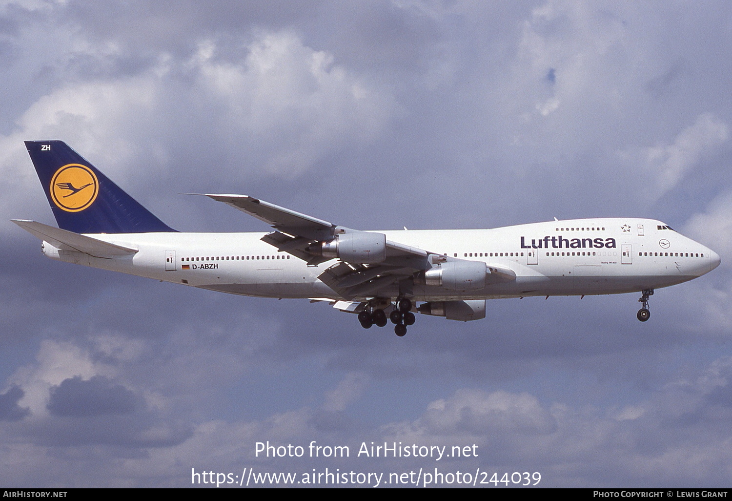 Aircraft Photo of D-ABZH | Boeing 747-230B | Lufthansa | AirHistory.net #244039