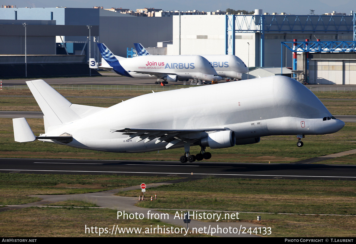 Aircraft Photo of F-GSTD | Airbus A300B4-608ST Beluga (Super Transporter) | Airbus Transport International | AirHistory.net #244133