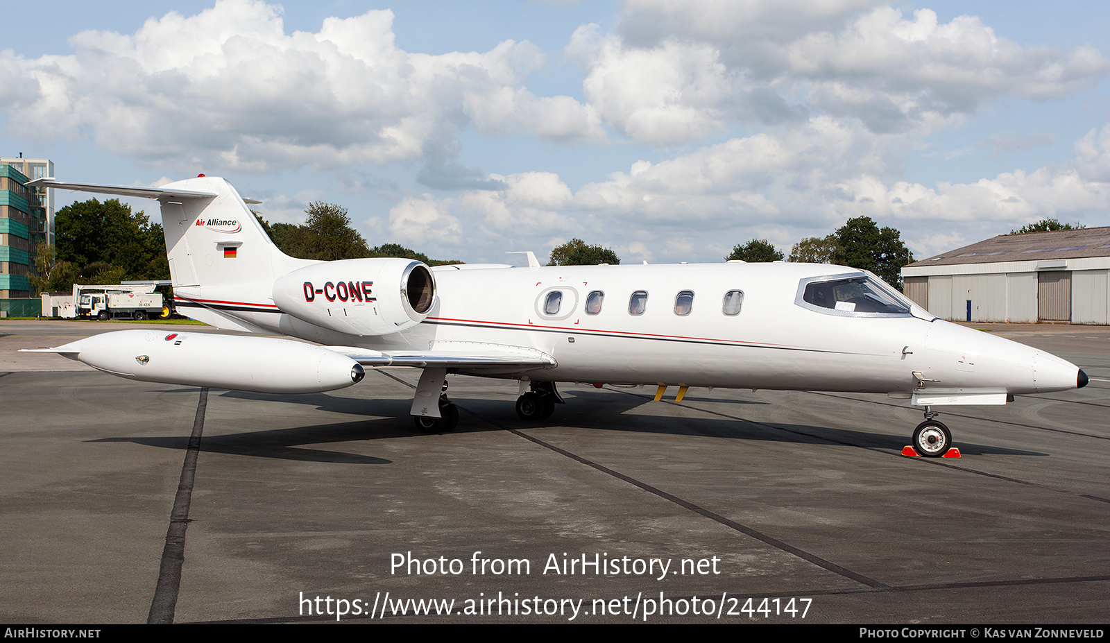 Aircraft Photo of D-CONE | Gates Learjet 35A | Air Alliance | AirHistory.net #244147