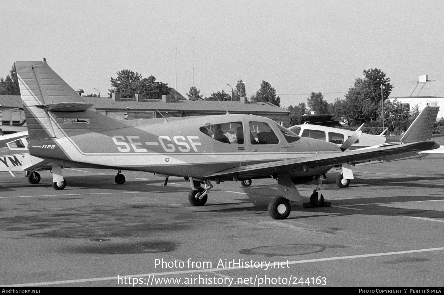 Aircraft Photo of SE-GSF | Rockwell Commander 112B | SC Flyg | AirHistory.net #244163