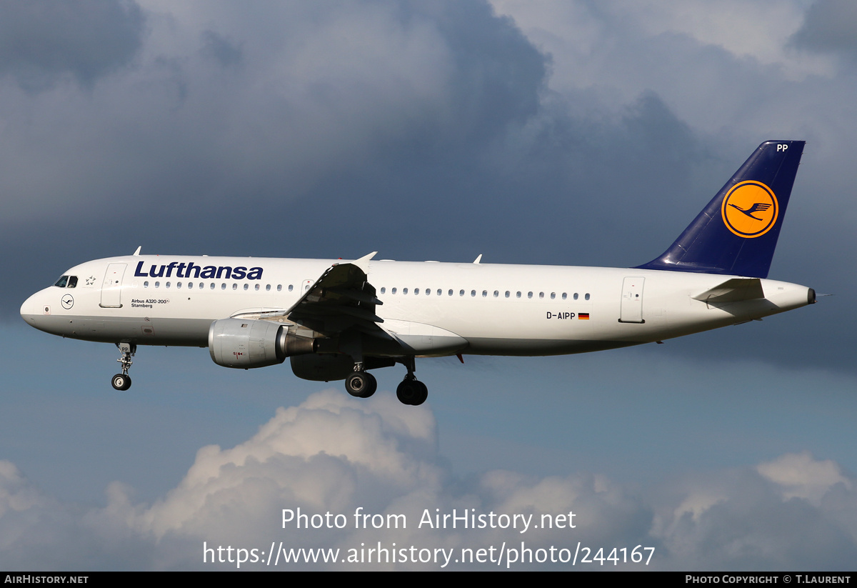 Aircraft Photo of D-AIPP | Airbus A320-211 | Lufthansa | AirHistory.net #244167