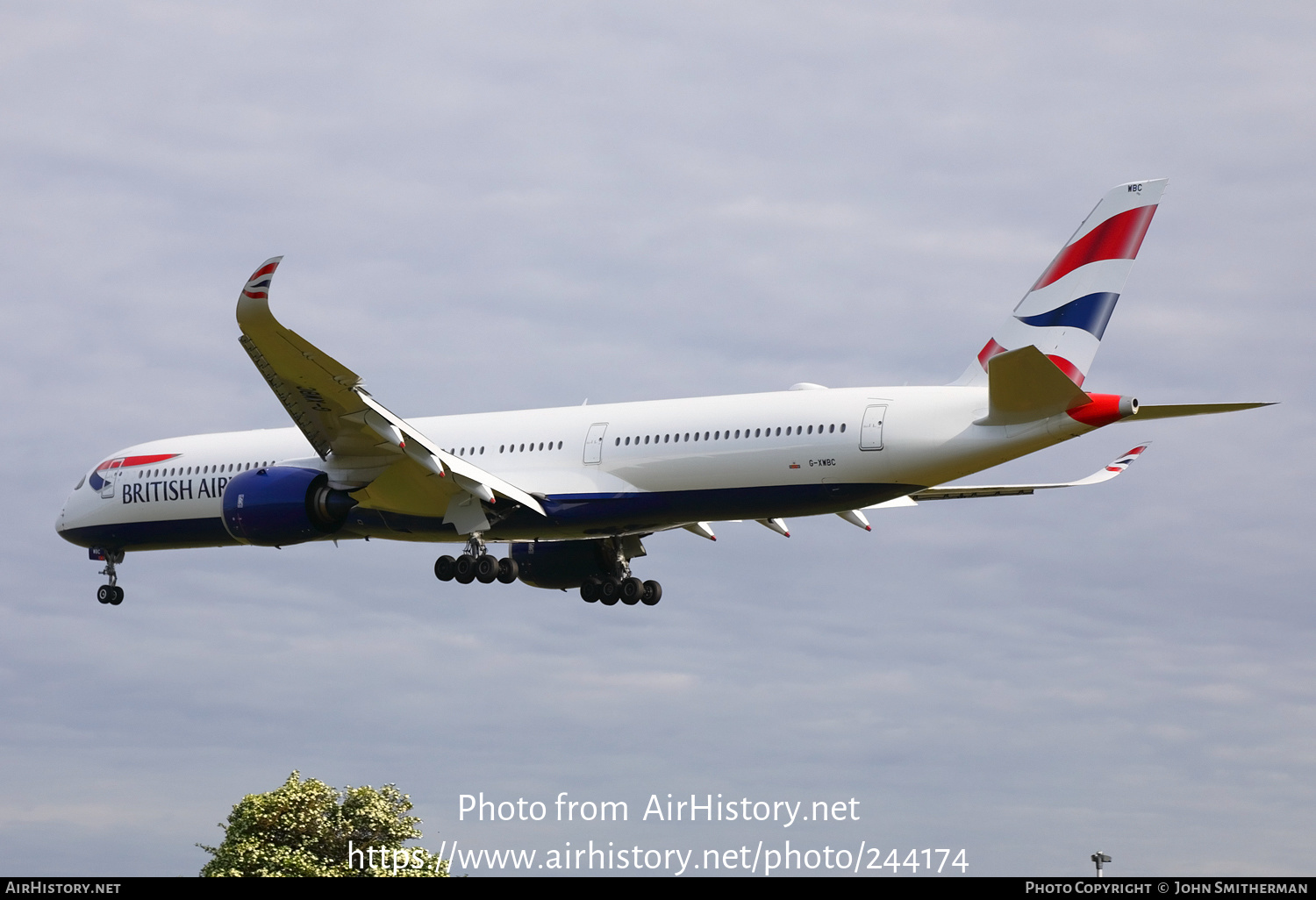 Aircraft Photo of G-XWBC | Airbus A350-1041 | British Airways | AirHistory.net #244174