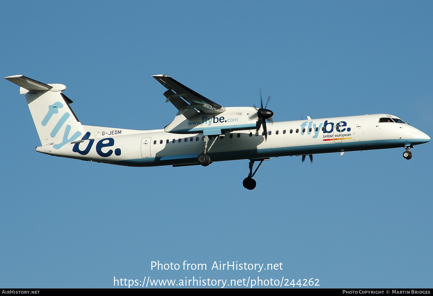 Aircraft Photo of G-JEDM | Bombardier DHC-8-402 Dash 8 | Flybe - British European | AirHistory.net #244262