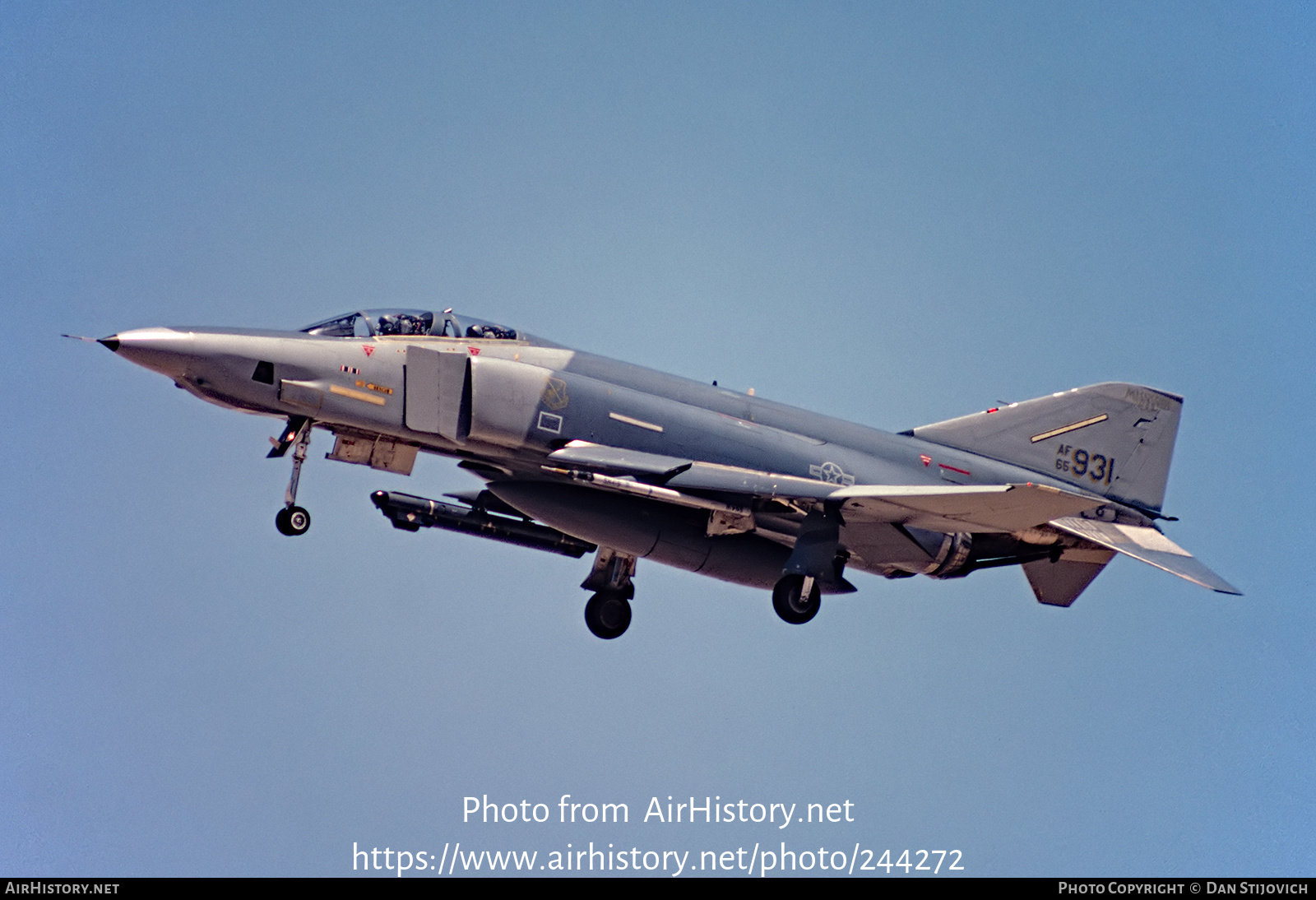Aircraft Photo of 65-0931 / AF65931 | McDonnell Douglas RF-4C Phantom II | USA - Air Force | AirHistory.net #244272