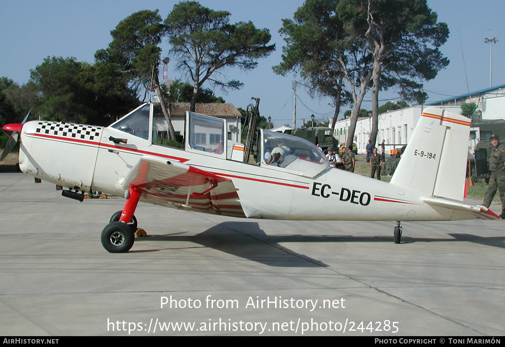 Aircraft Photo of EC-DEO / E.9-194 | AISA 1-115 | AirHistory.net #244285