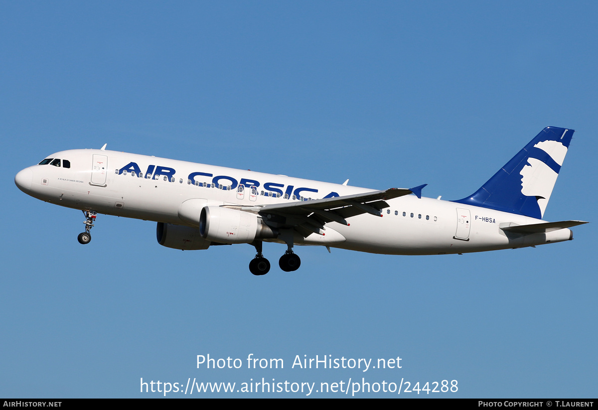 Aircraft Photo of F-HBSA | Airbus A320-216 | Air Corsica | AirHistory.net #244288