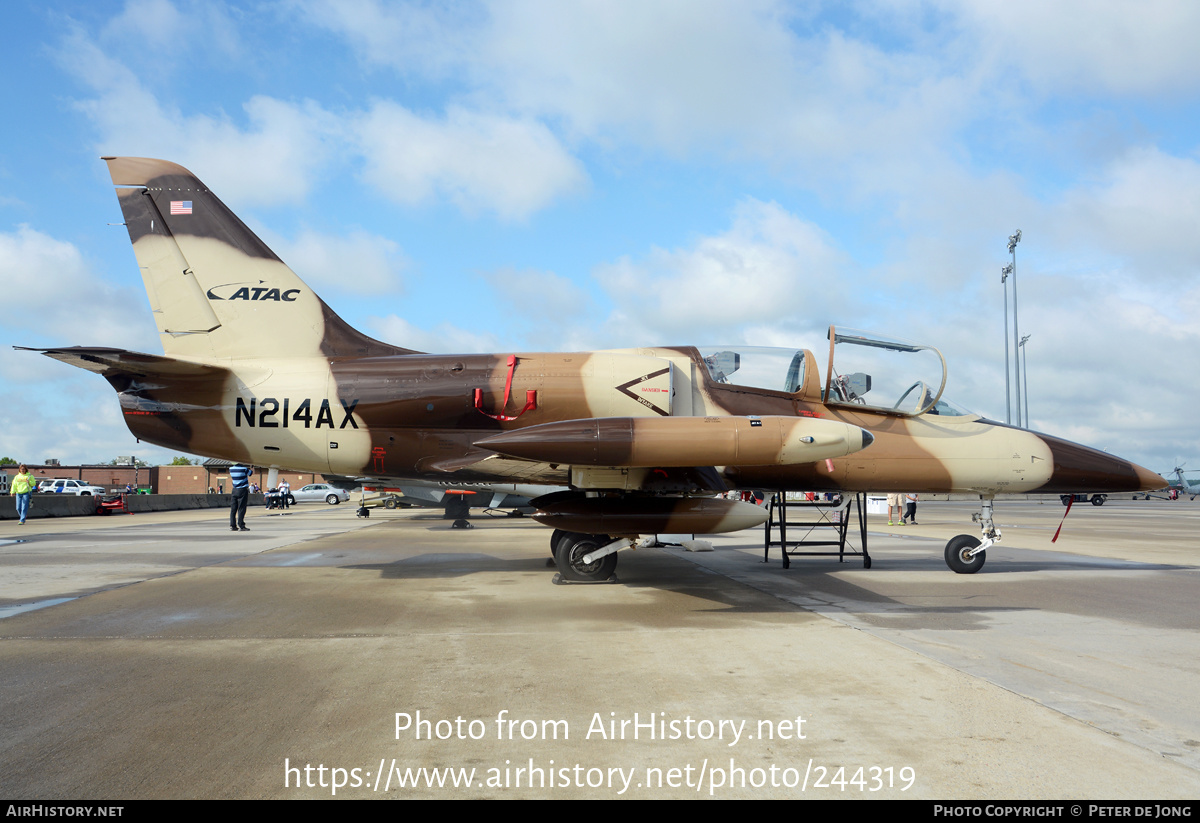 Aircraft Photo of N214AX | Aero L-39ZA Albatros | ATAC - Airborne Tactical Advantage Company | AirHistory.net #244319