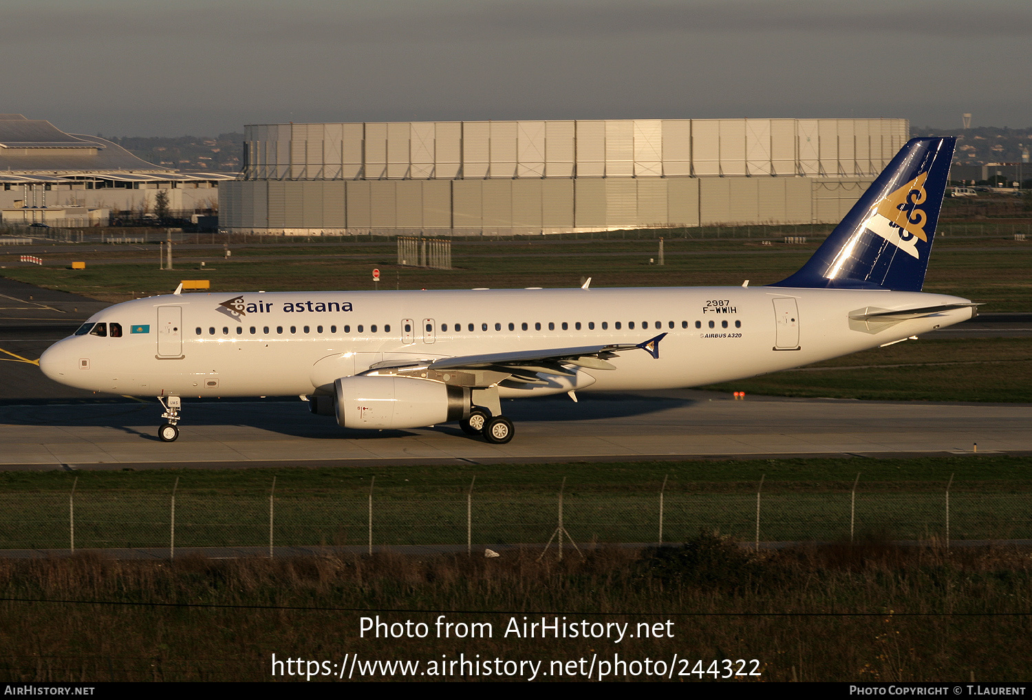 Aircraft Photo of F-WWIH | Airbus A320-232 | Air Astana | AirHistory.net #244322