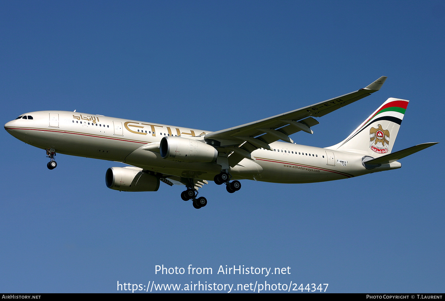 Aircraft Photo of F-WWKR | Airbus A330-243 | Etihad Airways | AirHistory.net #244347