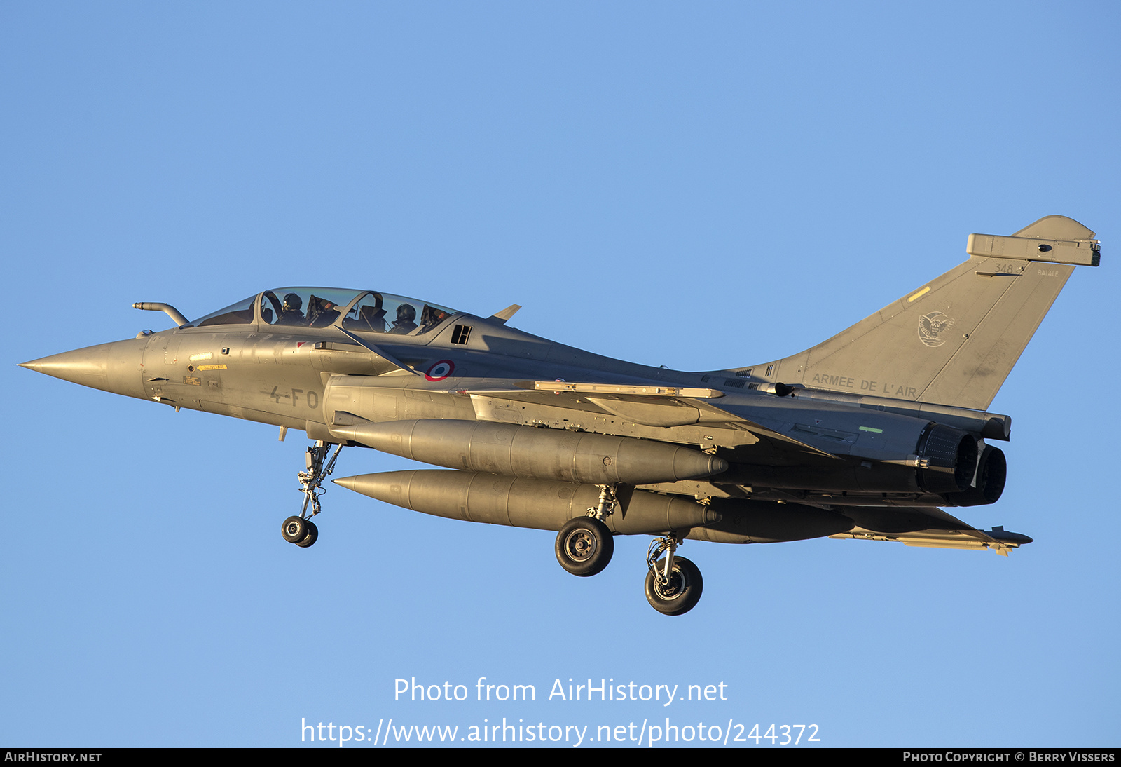 Aircraft Photo Of 348 | Dassault Rafale B | France - Air Force ...